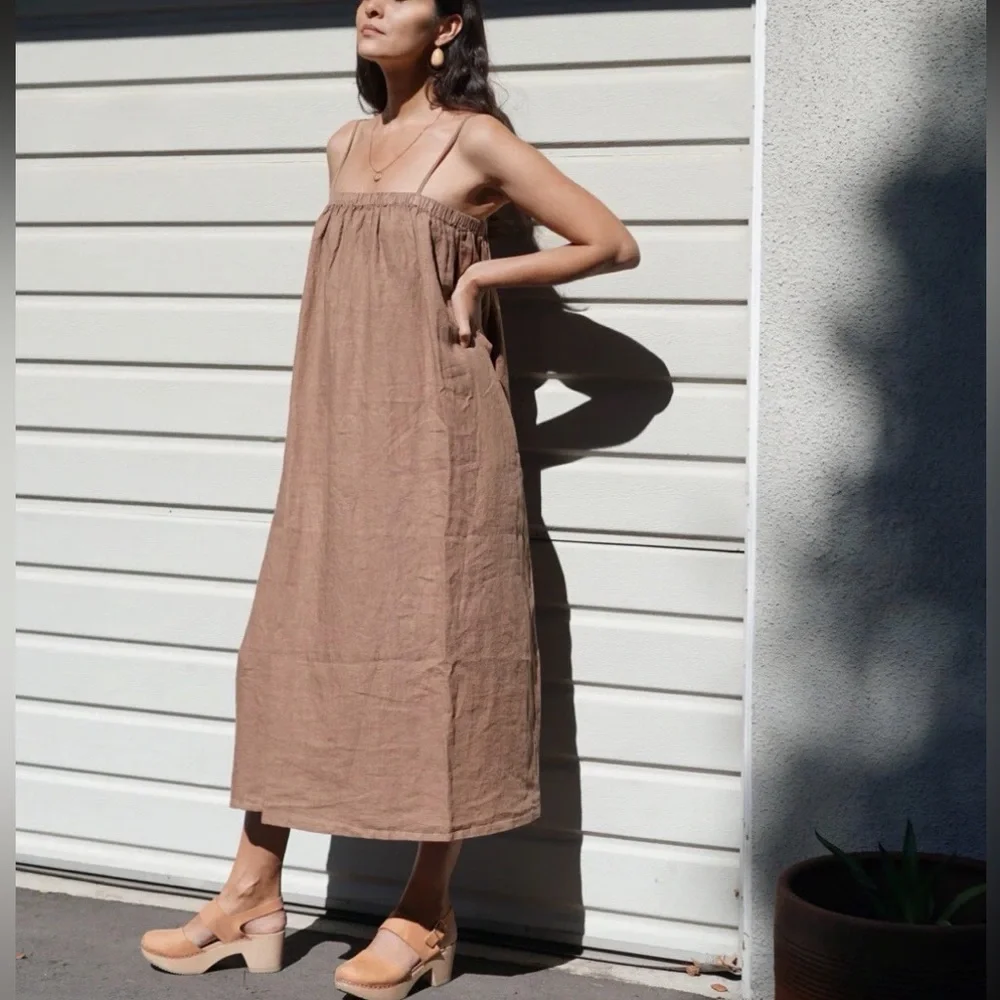 Filosofia Leah Dress in Wheat - size medium - Picture 4 of 12